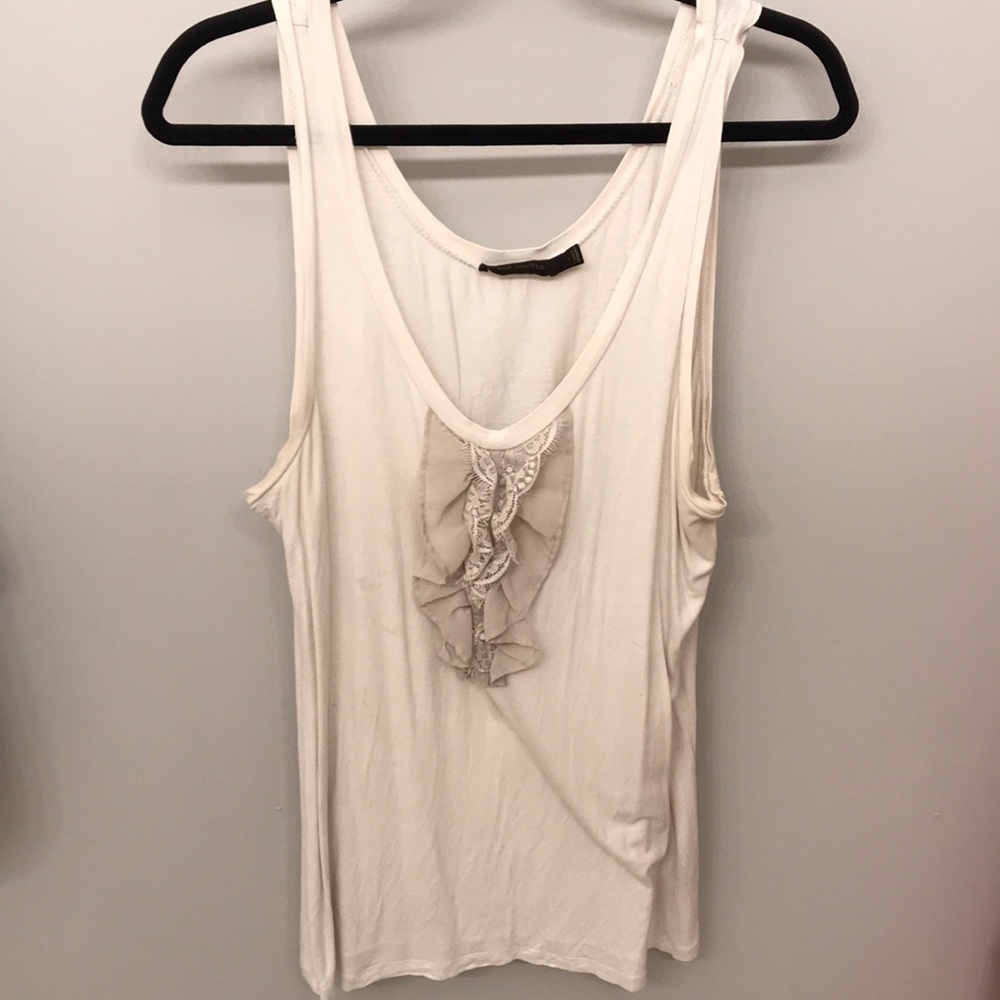 The Limited-White Tank Top-Size:L